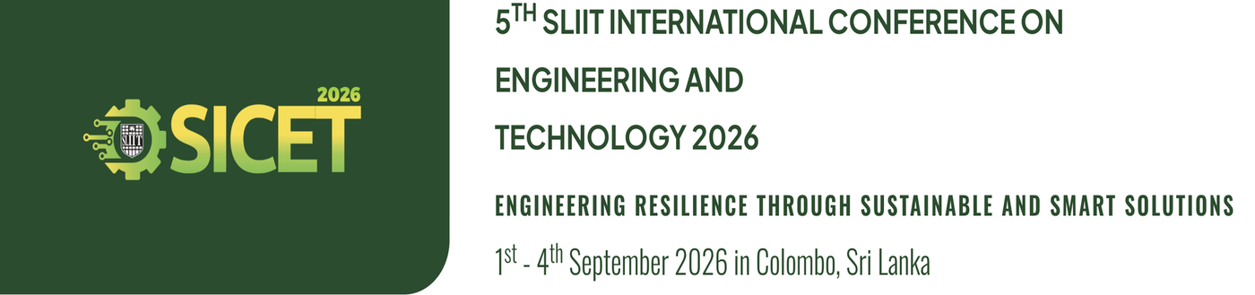 SICET 2026 - 5th SLIIT International Conference on Engineering and Technology